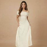 Adriana Ruched Maxi Dress