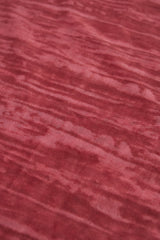 Ruffled Mid-Rise Flared Trousers in Red Print