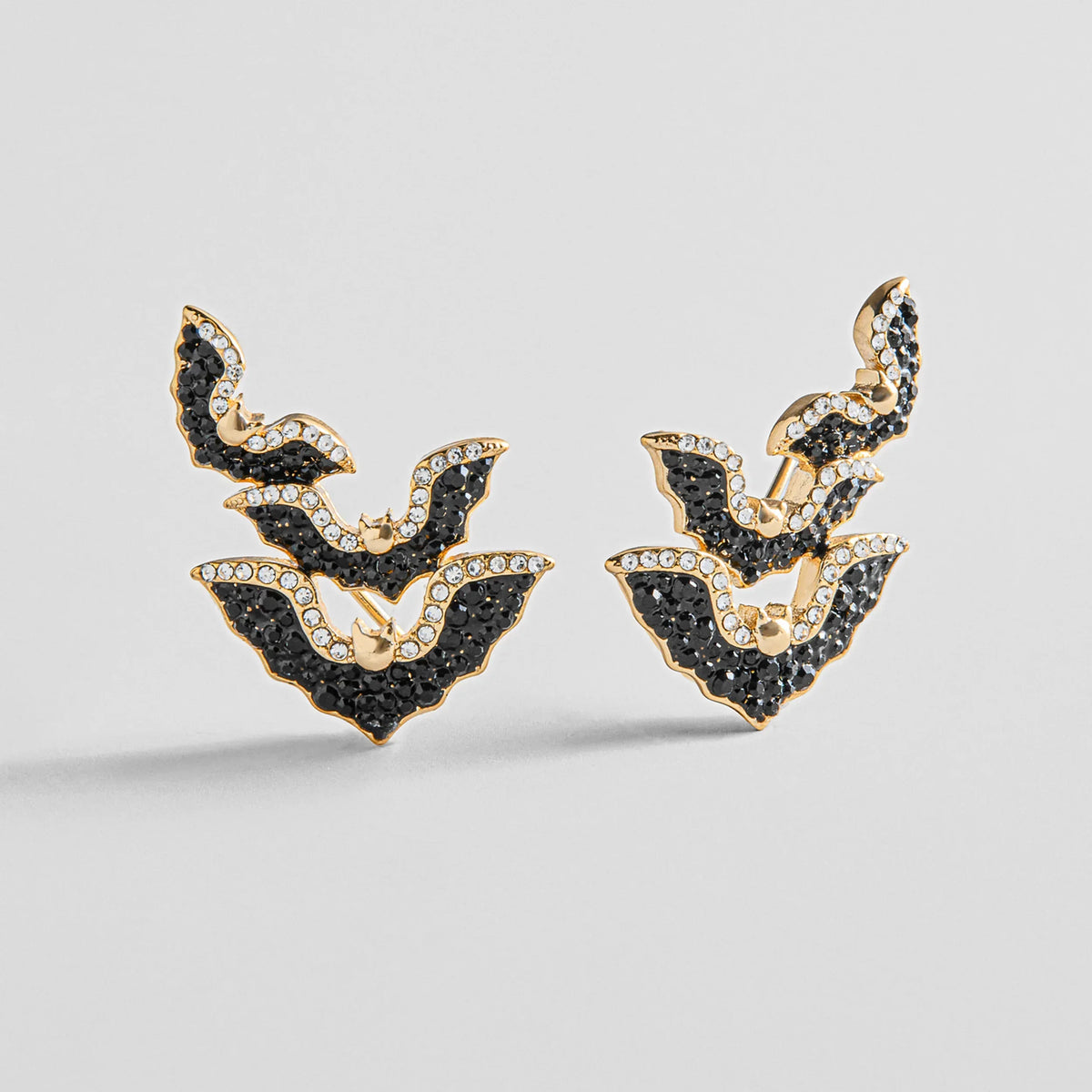 Flight Risk Bat Crawler Earrings