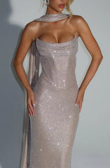 Mirabella Maxi Dress - Nude