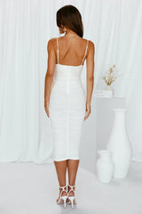 Wildin Midi Dress White